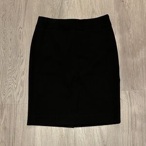 Banana Republic Elegant Stretch Black Pencil Skirt
